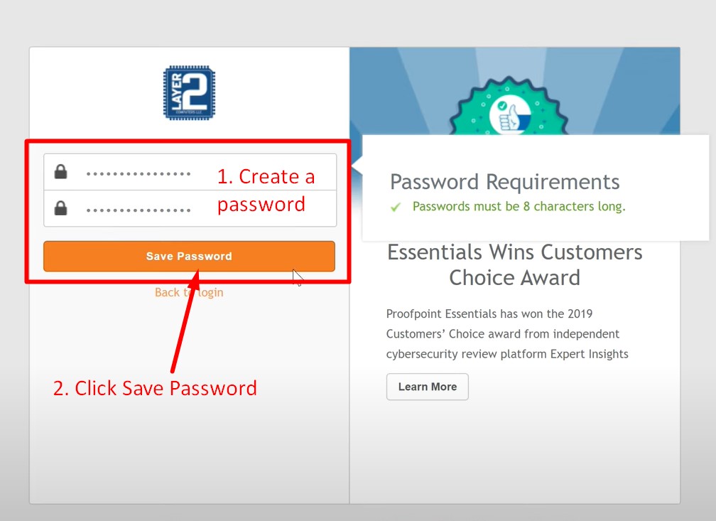 Proofpoint Account Setup